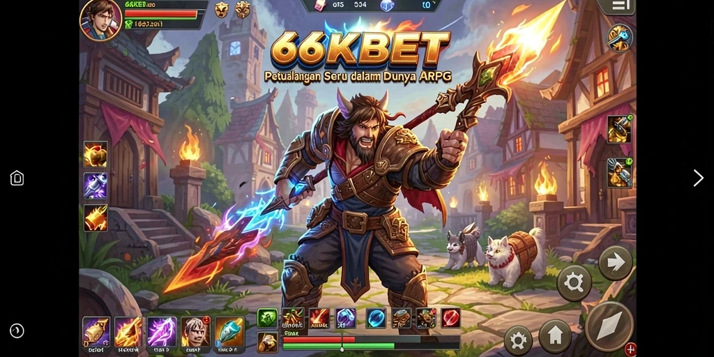 Screenshot dari gameplay menampilkan aksi seru dalam 66KBET.