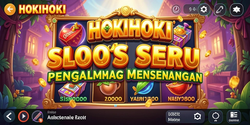 Gameplay seru HOKIHOKI dengan fitur Slot yang menarik.