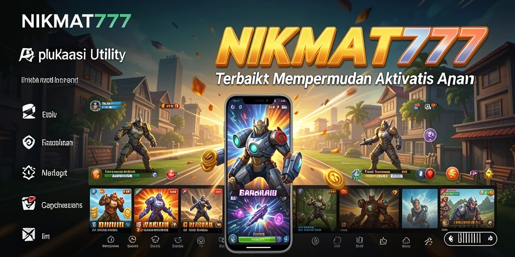 Tampilan antarmuka NIKMAT777 yang sederhana dan fungsional.