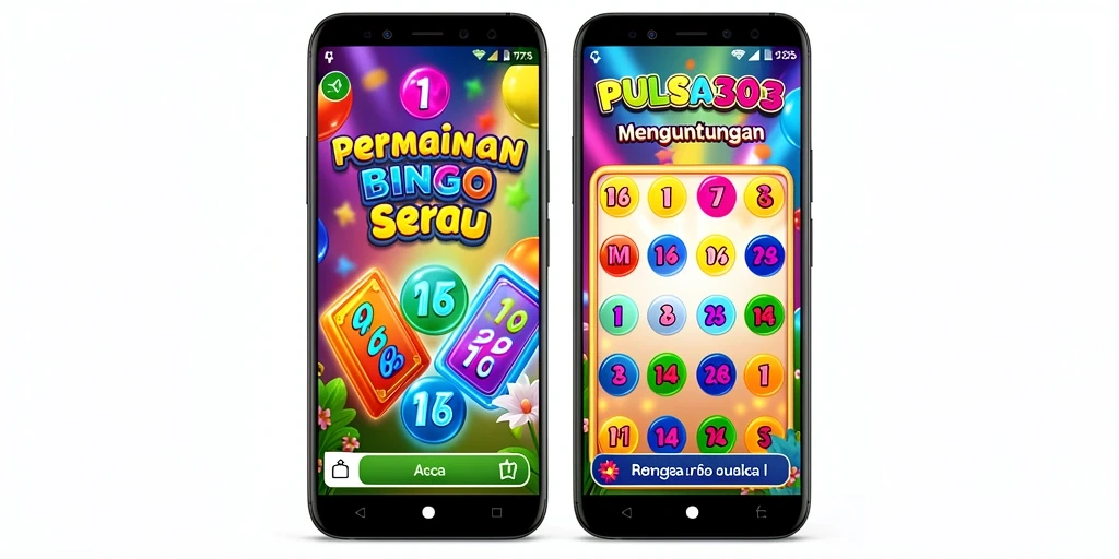 Tampilan menarik dari gameplay seru PULSA303 Bingo.