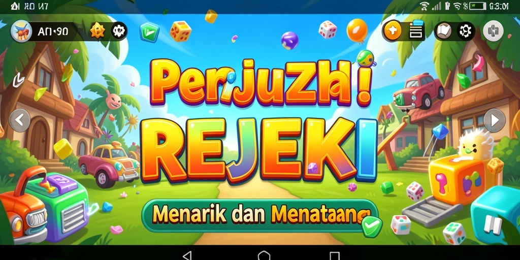 Tangkapan layar gameplay REJEKI menampilkan teka-teki menantang yang menarik.