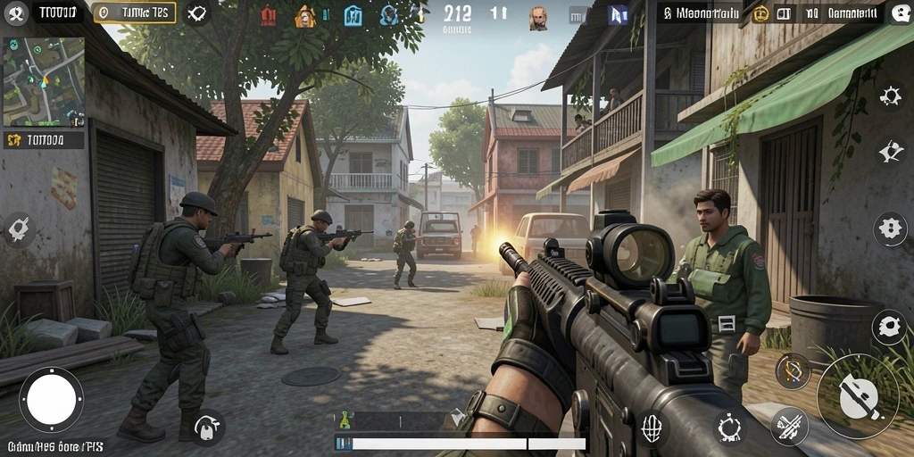 Screenshot gameplay TOTO12 yang menampilkan aksi pertempuran seru.