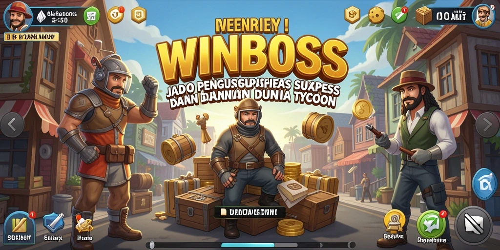 Gameplay WINBOSS yang menarik dan penuh tantangan bisnis.